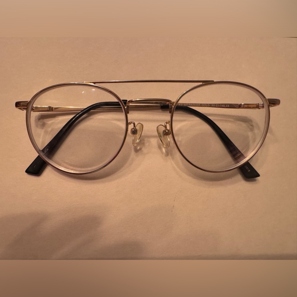 KT MT RAINIER GOLD Glasses Frames